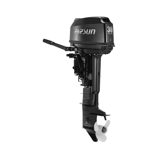 New 30HP Parsun 2-Stroke Outboard Motor Manual Start With Electric Tilt System Gasoline Fuel For Boats